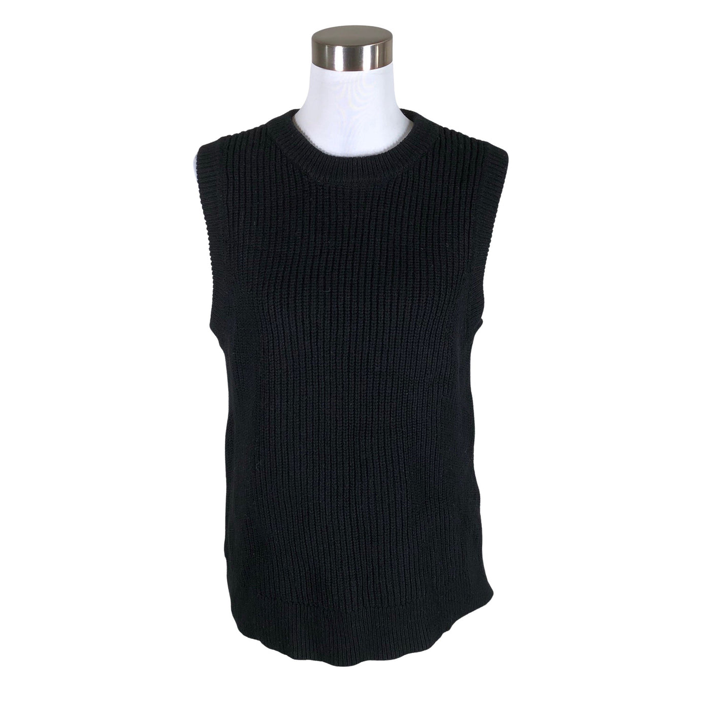 Unisex Selected - Knit vest, size 40 - Black (1)