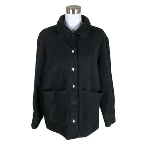 Unisex Noella - Wool coat, size 38 - Black (1)