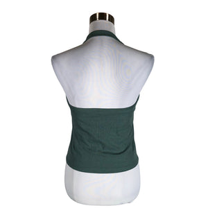 Unisex Uniqlo - Tricot tank top, size 40 - Green (2)