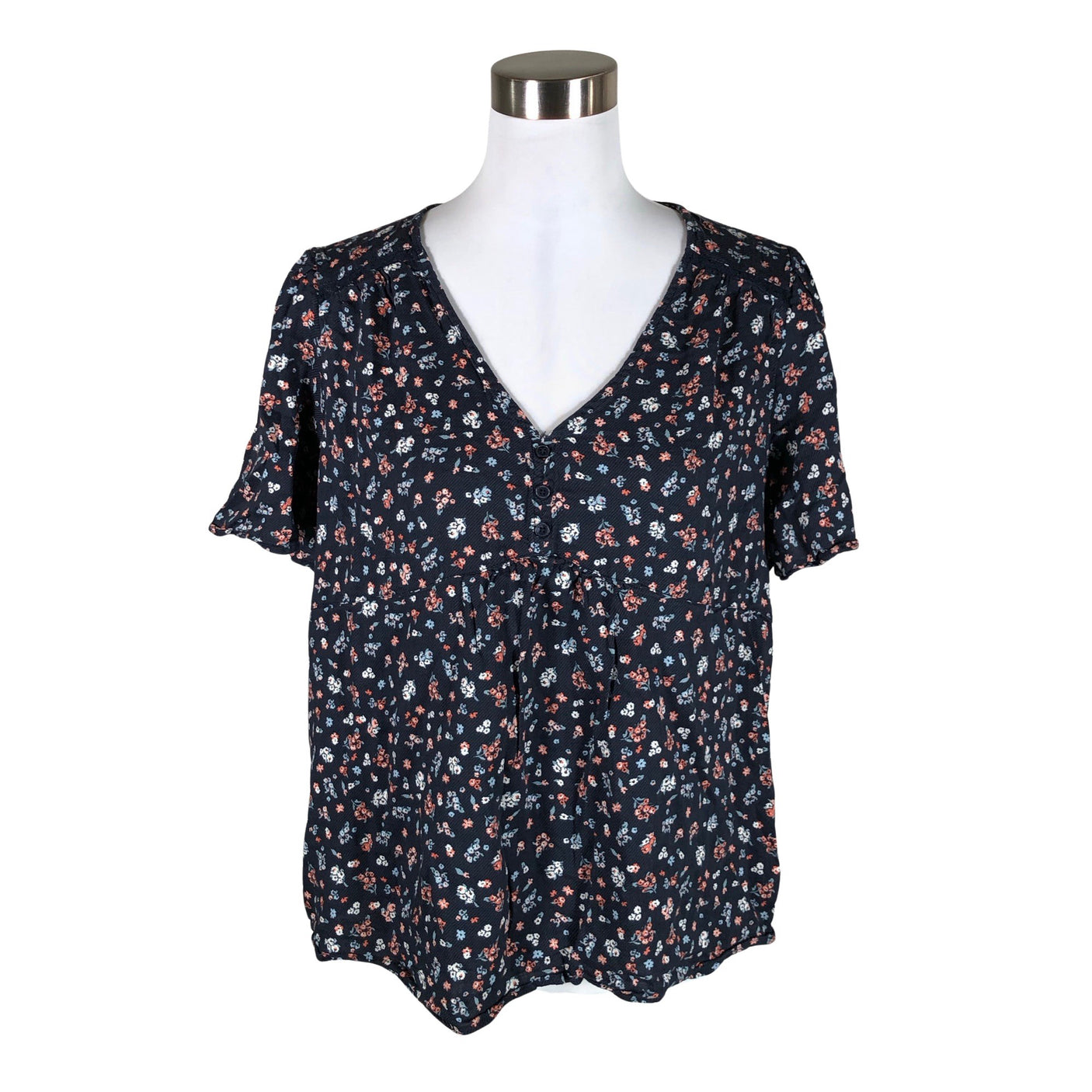 Unisex Esprit - Short-sleeved blouse, size 40 - Blue (1)