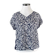Unisex Natura - Short-sleeved blouse, size 42 - Blue ()