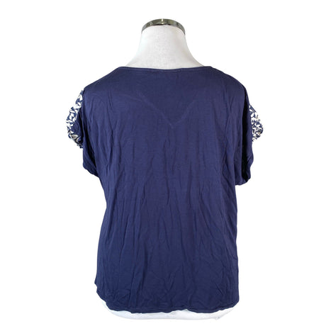 Unisex Natura - Short-sleeved blouse, size 42 - Blue (2)