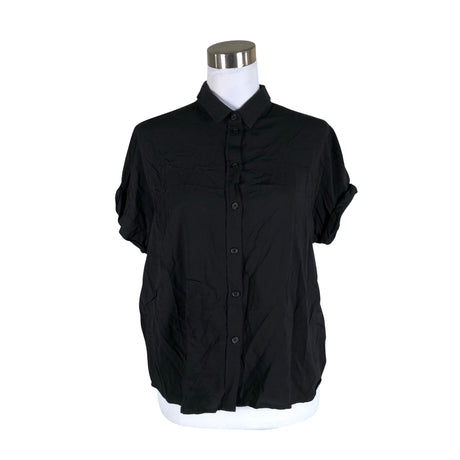 Unisex Samsoe&Samsoe - Short-sleeved blouse, size 40 - Black ()