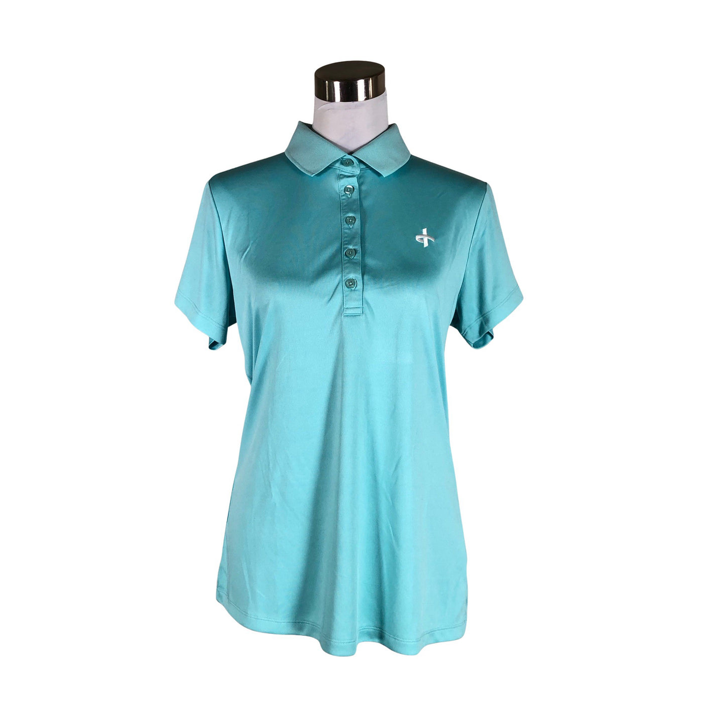 Unisex Cross - Sports shirt, short sleeve, size 40 - Turquoise (1)