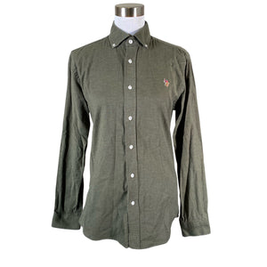 Unisex U.S. Polo Assn. - Collared shirt, size 38 - Green (1)