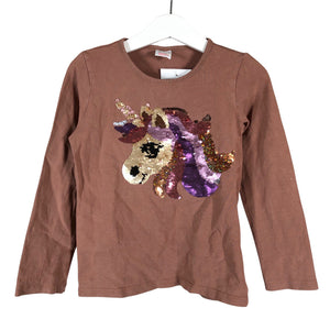 Unisex Lindex - Tricot shirt, size 116 - 122 - Brown (1)