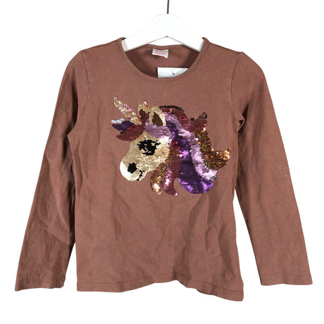Unisex Lindex - Tricot shirt, size 116 - 122 - Brown ()