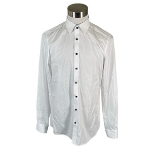 Unisex Olymp - Collared shirt, size L - White (1)