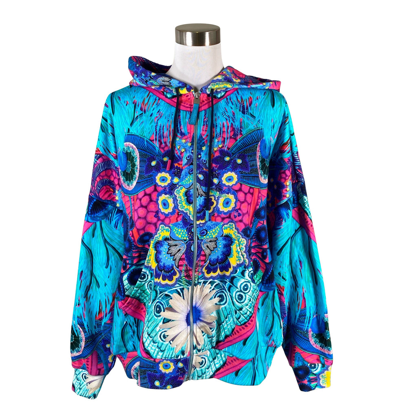 Unisex Desigual - Hoodie, size 38 - Turquoise (1)