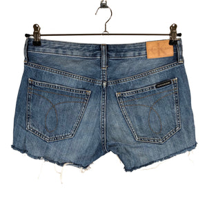 Unisex Calvin Klein Jeans - Denim shorts, size W27 - Blue (2)