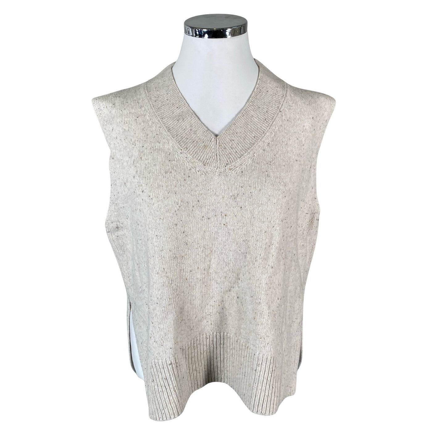 Unisex Marc O'Polo - Knit vest, size 42 - Natural white (1)