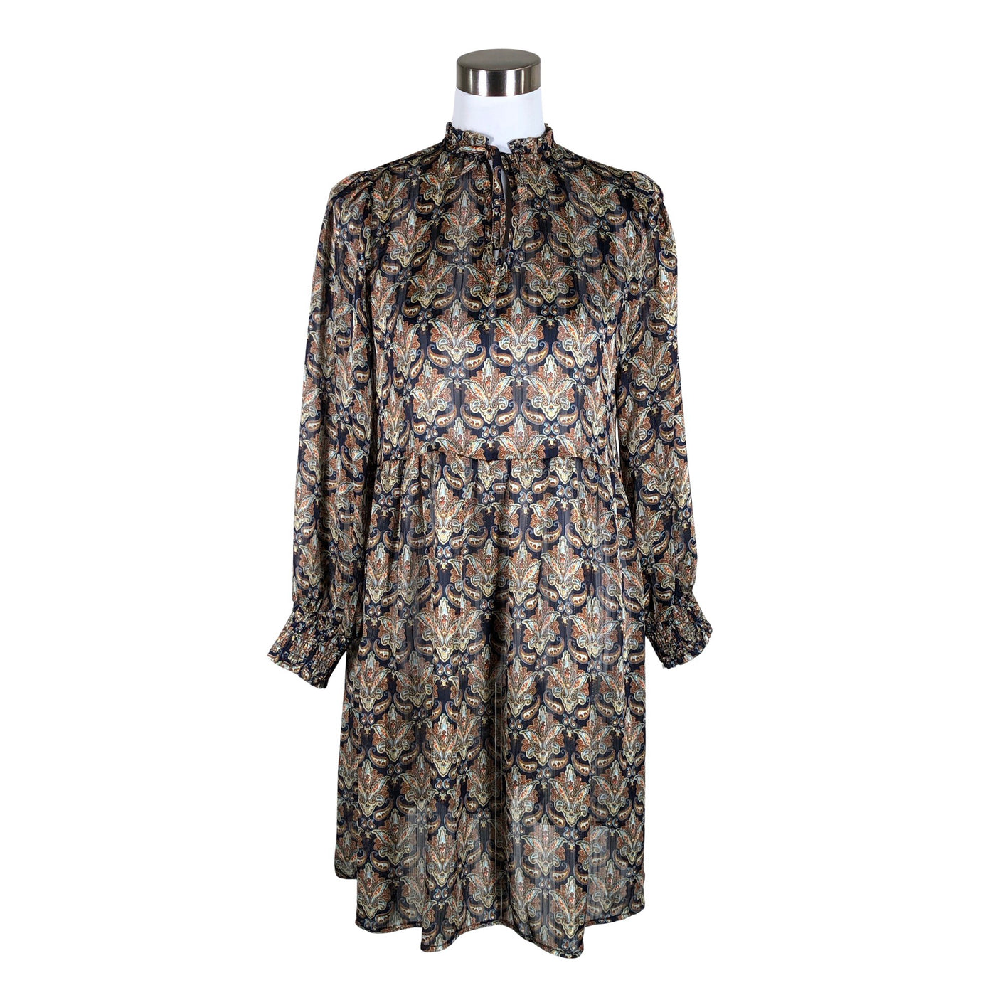 Unisex Prepair - Schiffon dress, size 34 - Blue (1)