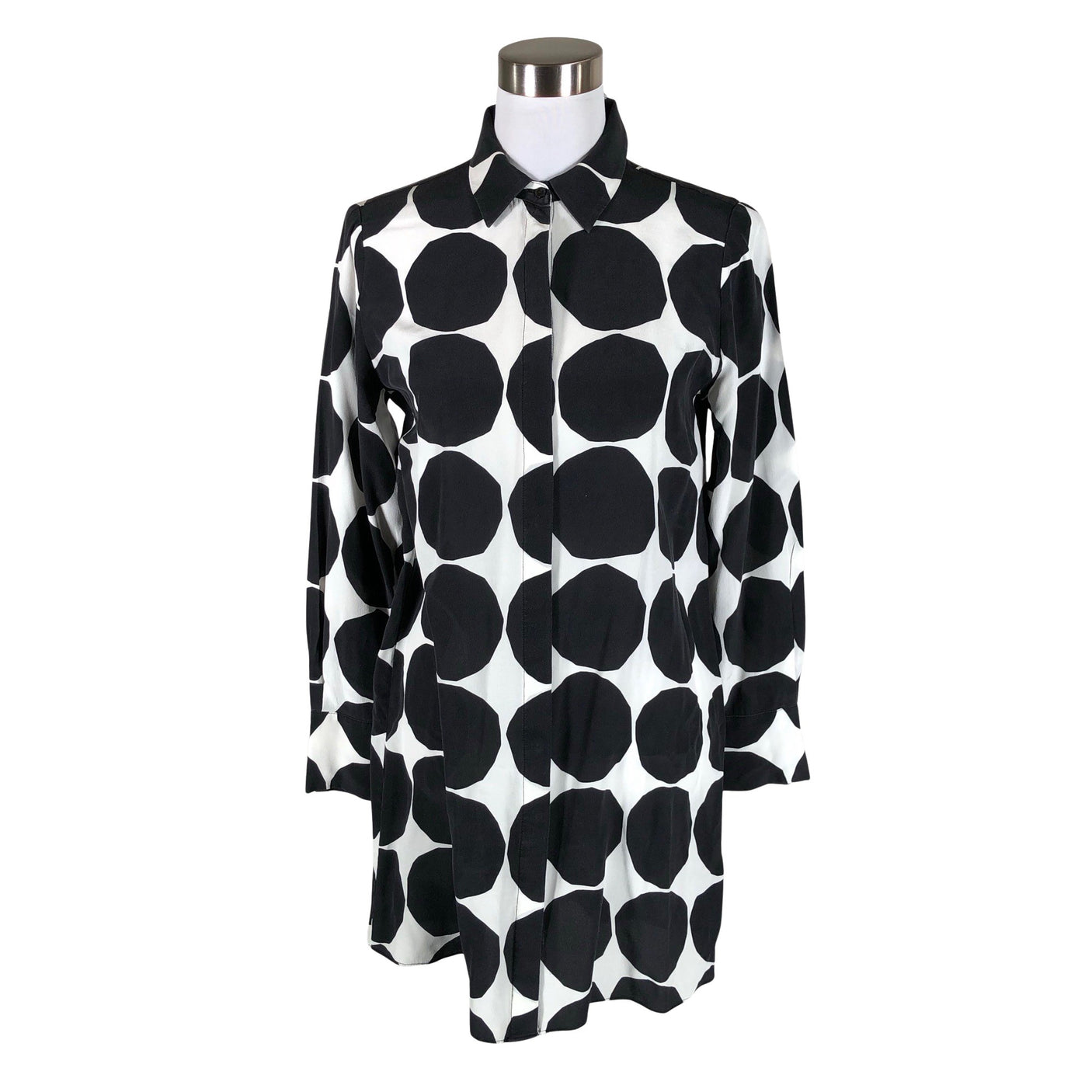 Unisex Marimekko - Schiffon tunic, size 36 - Black (1)