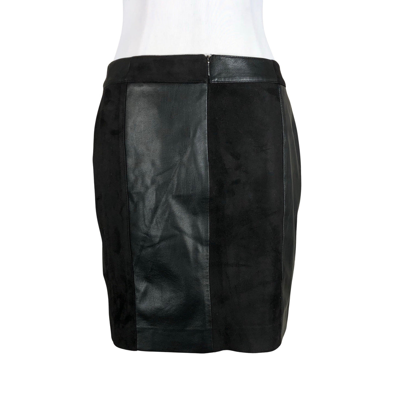 Unisex Hugo Boss - Leather skirt, size 36 - Black (2)