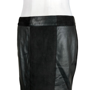 Unisex Hugo Boss - Leather skirt, size 36 - Black (3)