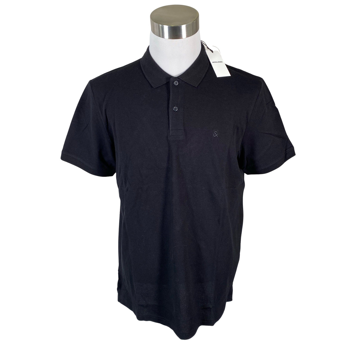 Unisex Jack & Jones - Polo shirt, size XL - Black (1)