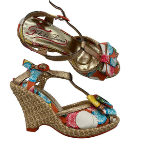 Unisex Poetic Licence - Wedge sandals, size 37 - Orange (1)