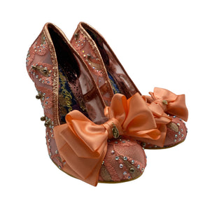 Unisex Irregular Choice - Evening high heels, size 38 - Orange (2)
