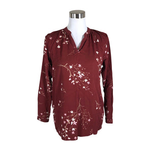 Unisex NOSH - Schiffon tunic, size 34 - Wine red (1)