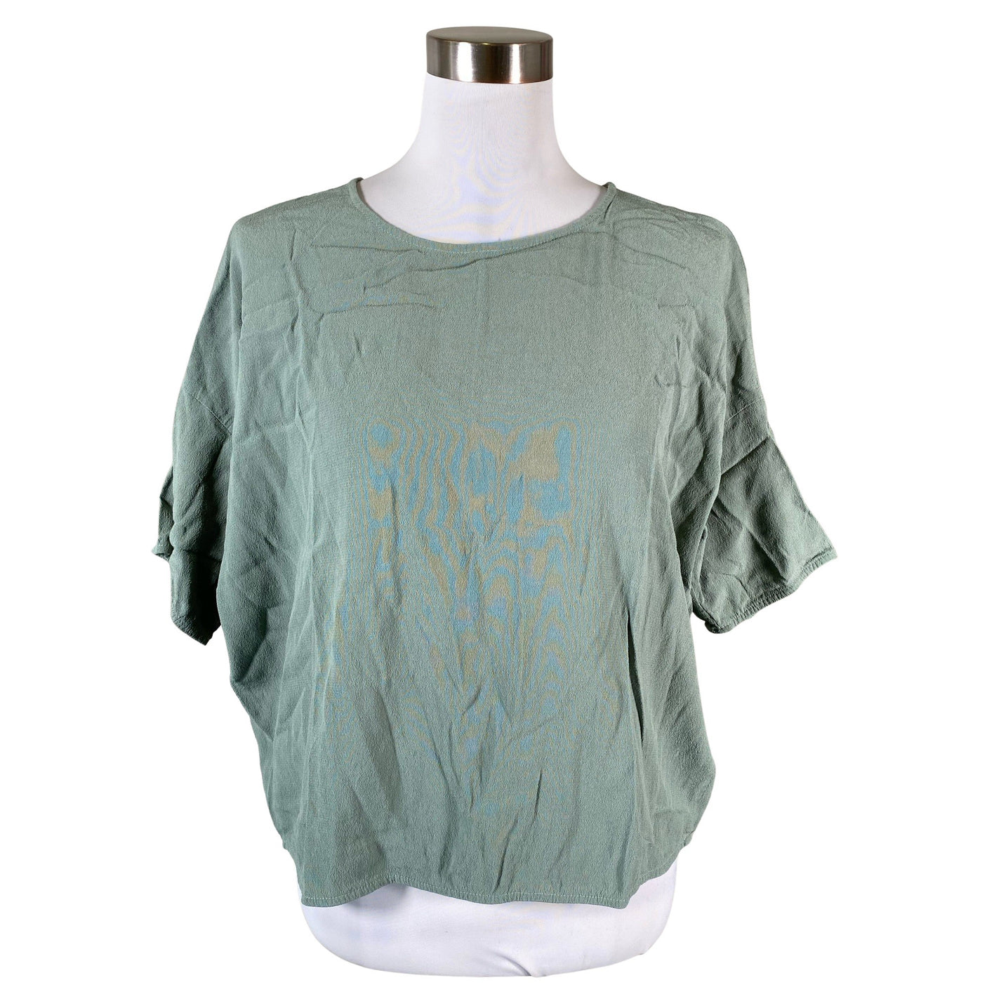 Unisex Samsoe&Samsoe - Short-sleeved blouse, size 40 - Green (1)
