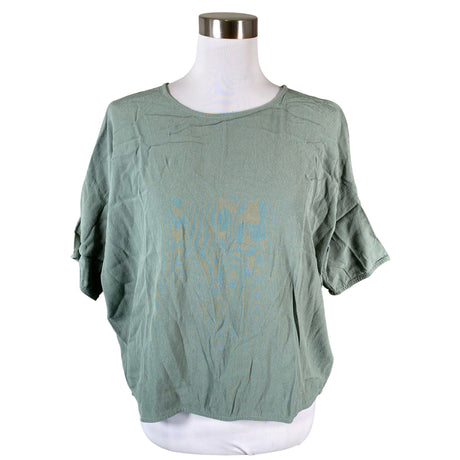Unisex Samsoe&Samsoe - Short-sleeved blouse, size 40 - Green ()