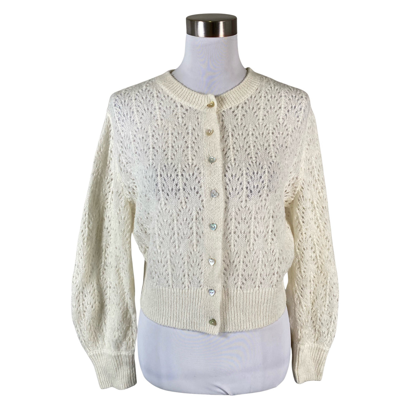 Unisex &Other Stories - Cardigan, size 36 - Natural white (1)