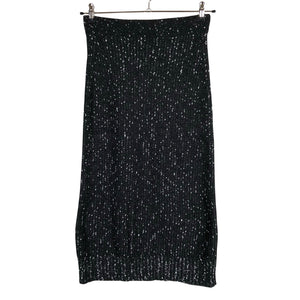 Unisex Massimo Dutti - Knit skirt, size 36 - Black (1)