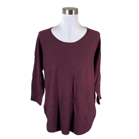 Unisex Boomerang - Knit tunic, size 36 - Wine red ()