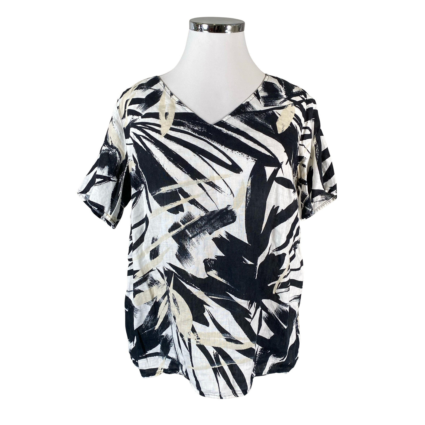 Unisex Voglia - Short-sleeved blouse, size 44 - White (1)