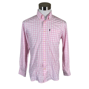 Unisex Barbour - Collared shirt, size M - Light pink (1)