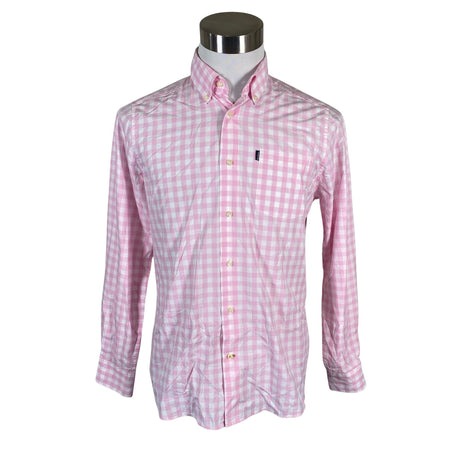 Unisex Barbour - Collared shirt, size M - Light pink ()