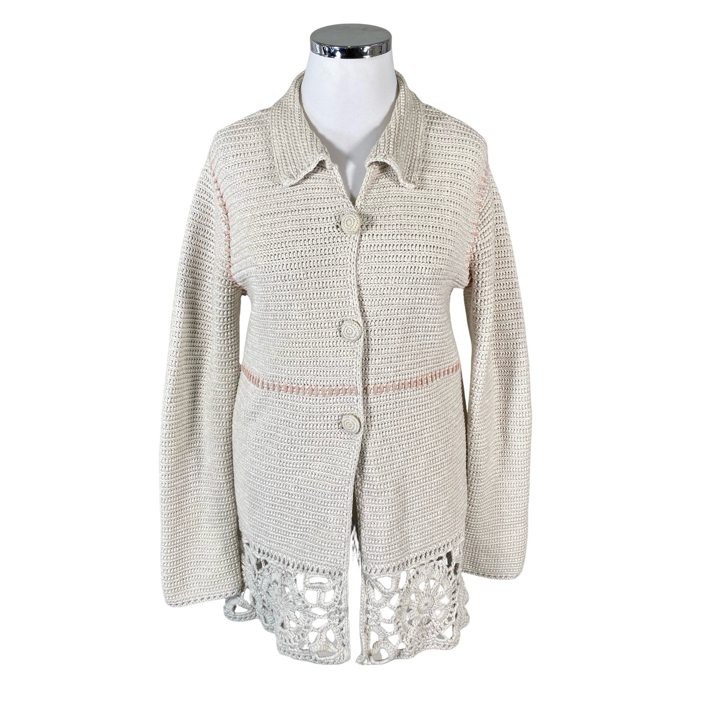 Unisex Odd Molly - Cardigan, size 42 - Natural white (1)