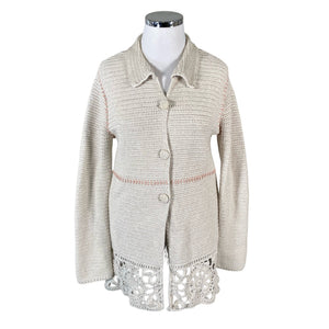 Unisex Odd Molly - Cardigan, size 42 - Natural white (1)