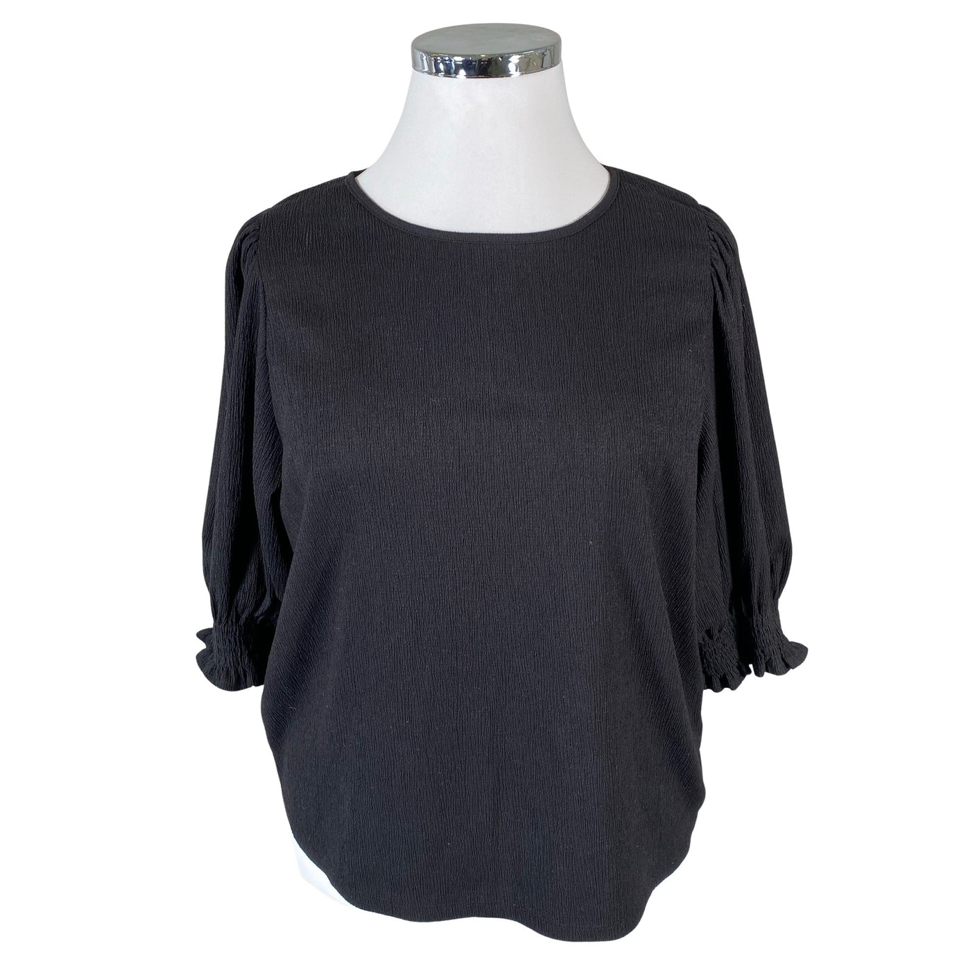Unisex Lindex - Short-sleeved blouse, size 42 - Black (1)