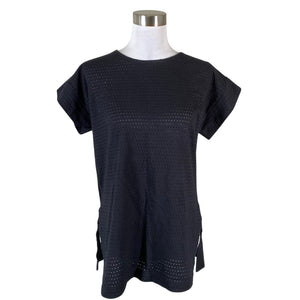 Unisex Nanso - Short-sleeved blouse, size 36 - Black (1)