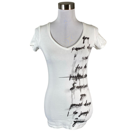 Unisex Guess - T-shirt, size 36 - White ()