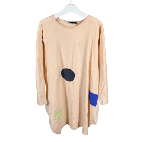 Unisex Papu - Tricot dress, size 134 - 140 - Light pink ()