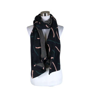 Unisex NOSH - Scarf, size Midi - Black (1)