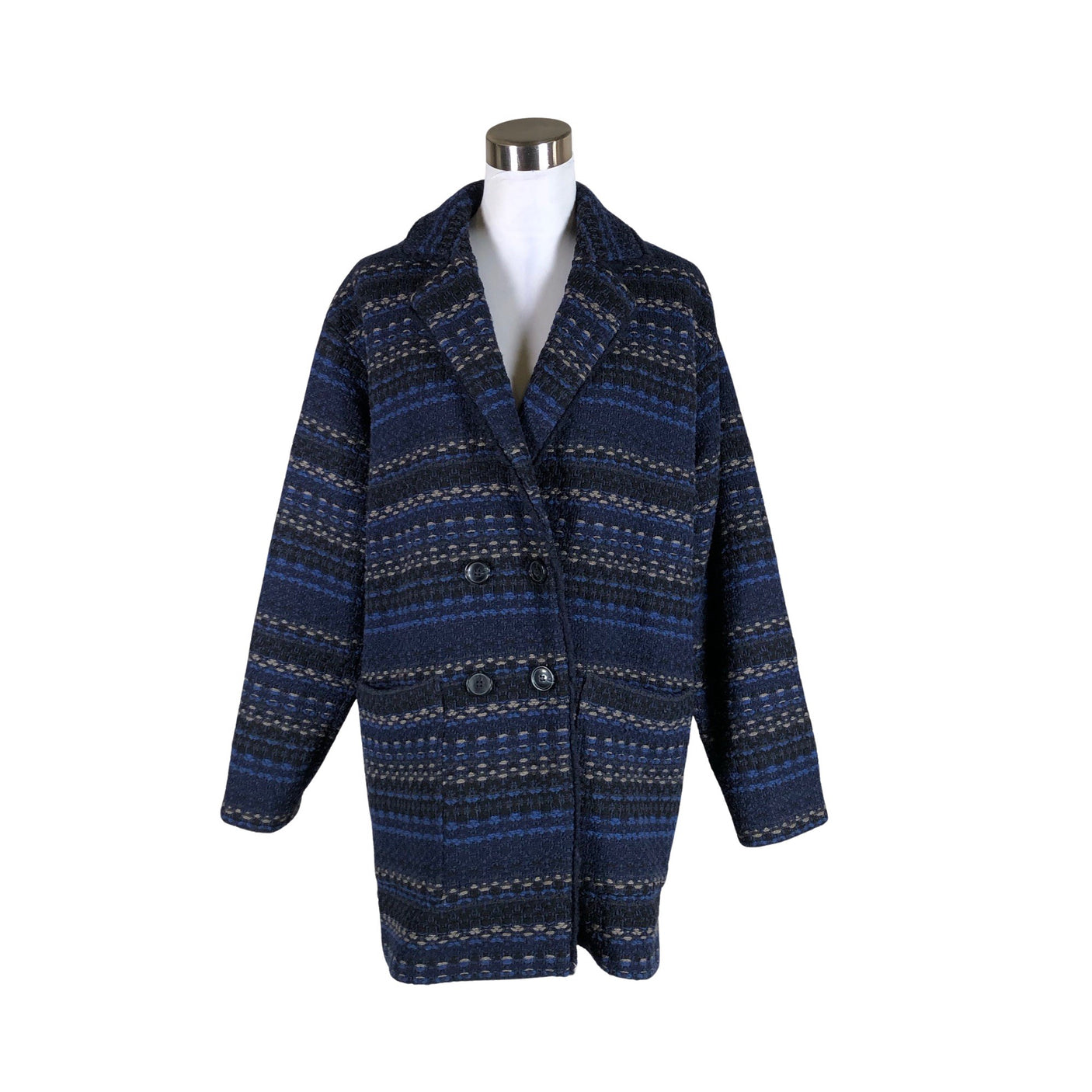 Unisex Esprit - Wool coat, size 38 - Blue (1)