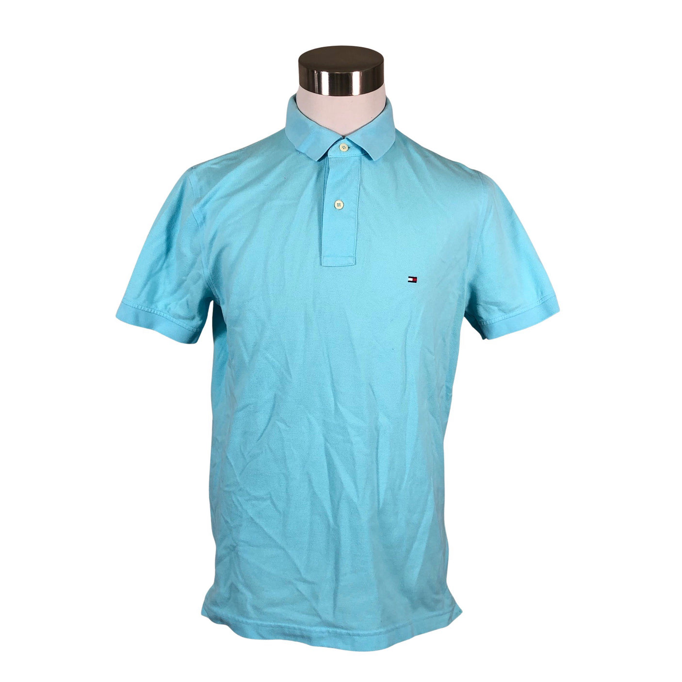 Unisex Tommy Hilfiger - Polo shirt, size L - Turquoise (1)