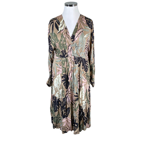 Unisex Culture - Schiffon dress, size 42 - Brown ()