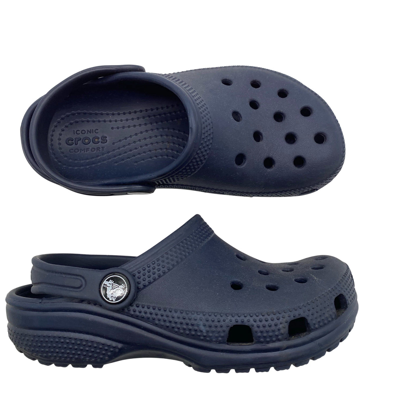 Unisex Crocs - Slip-on shoes, size 30 - Blue (1)
