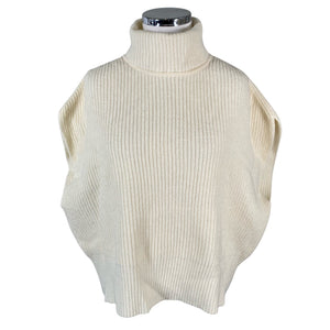 Unisex NOSH - Knit vest, size 50 - Natural white (1)