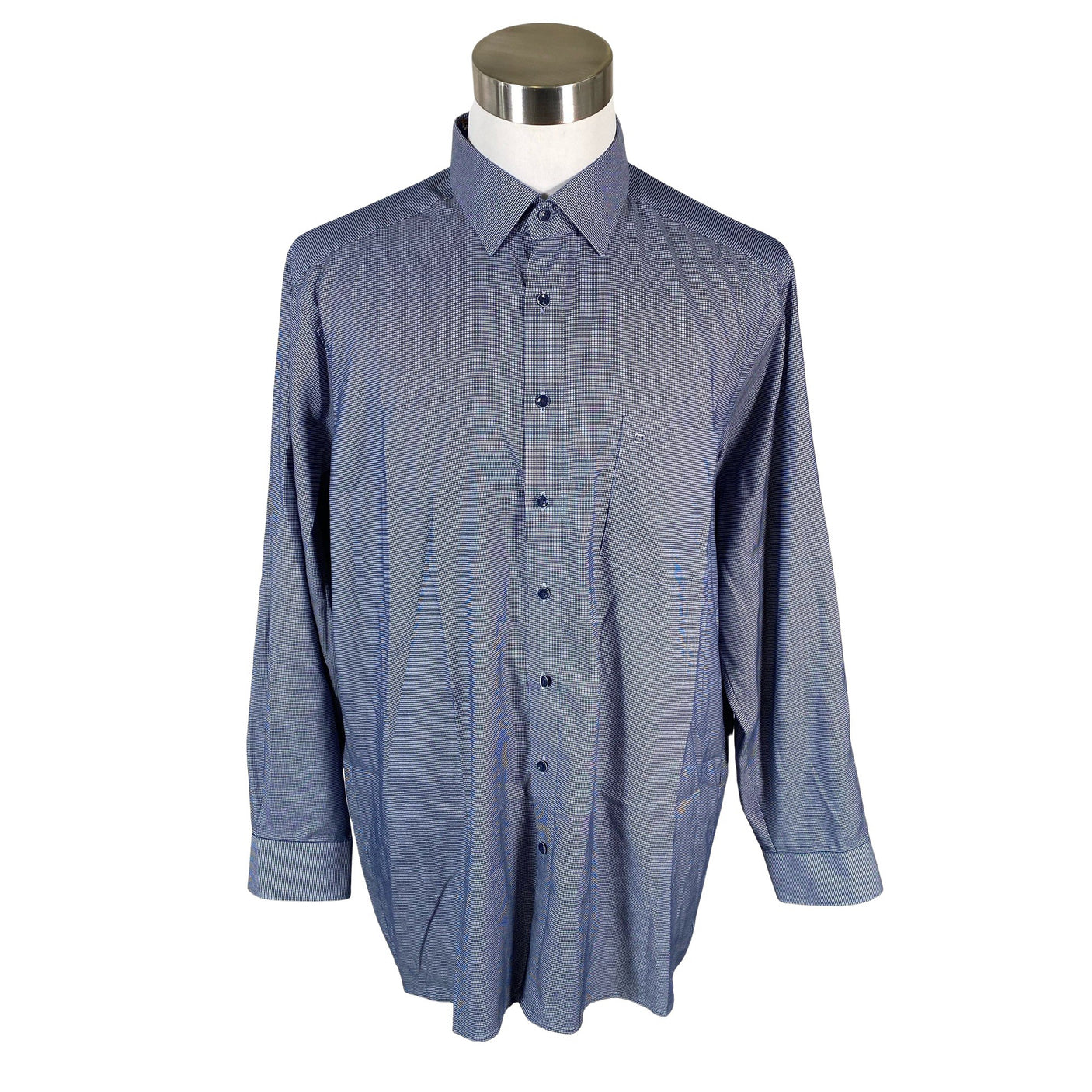 Unisex Olymp - Collared shirt, size XXL - Blue (1)