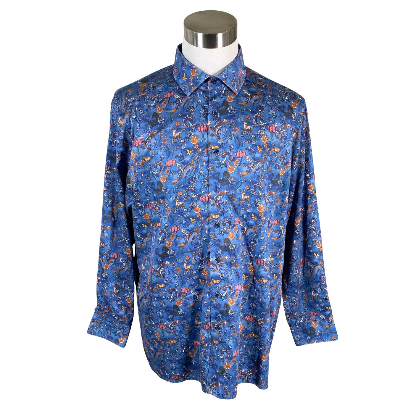 Unisex Olymp - Collared shirt, size XXL - Blue (1)