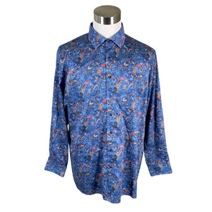 Unisex Olymp - Collared shirt, size XXL - Blue (1)