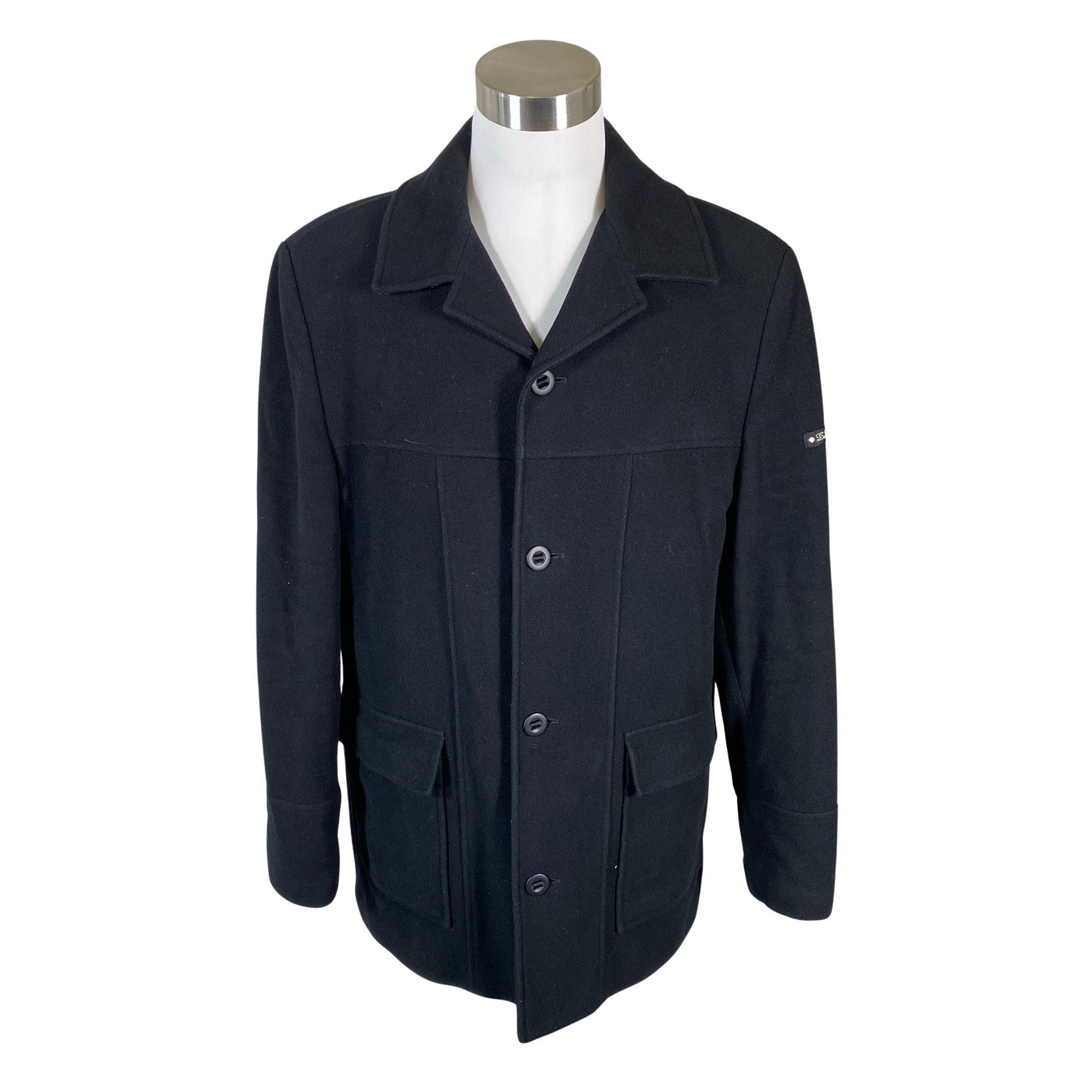 Unisex Saxoo - Wool coat, size XXXL - Black (1)