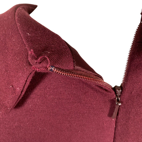 Unisex Laura Ashley - Tricot dress, size 34 - Wine red (2)