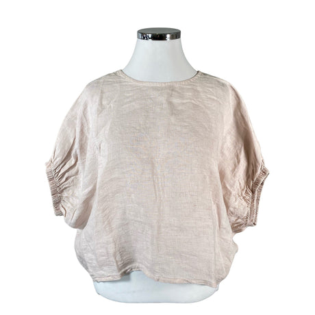 Unisex Bohemiana - Short-sleeved blouse, size 42 - Light pink ()