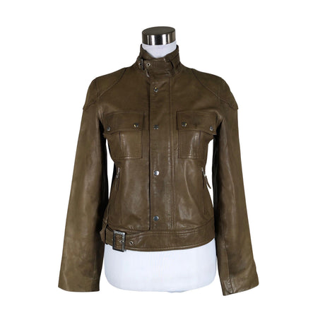 Unisex Andiata - Leather jacket, size 38 - Brown ()